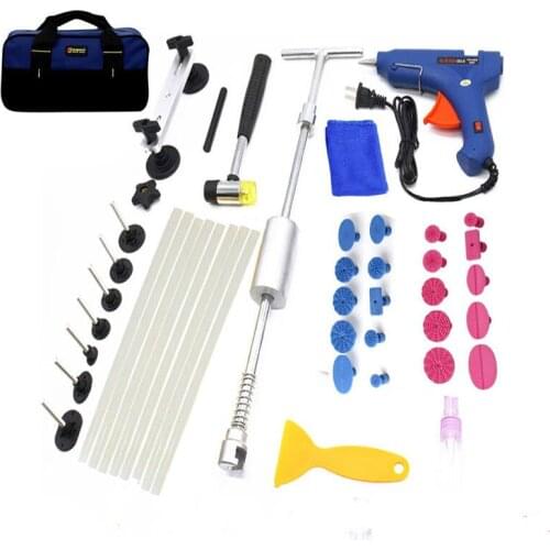 Car Automobile sheet metal sag repair tool set bump pit puller no trace repair strong suction cup suction tool With kit