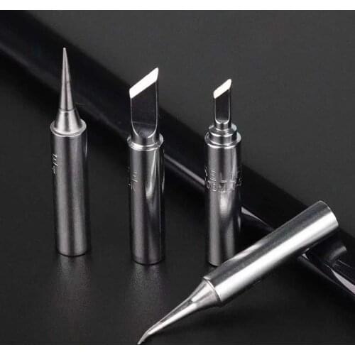 4Pcs/lot Soldering Iron Tips 900M-T-I/IS/K/SK Lead Free Fast Heating Welding Tips for 936 Soldering Iron Head Replacement