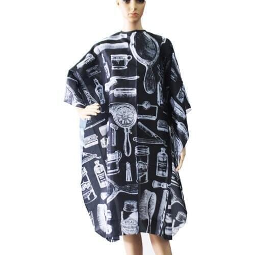 Black Pro Salon Hairdressing Cape HairDresser Cutting Gown Barber Cape Hairdresser Cape Gown Cloth Waterproof Hair Cloth
