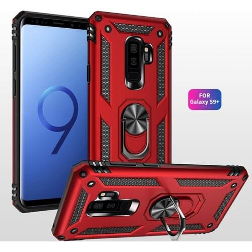 Shockproof Armor Magnetic Metal Case For Samsung Galaxy S20 S10 S21 S9 S8 Plus Ultra Note 20 10 9 8 Plus Ultra Rugged Ring Cover
