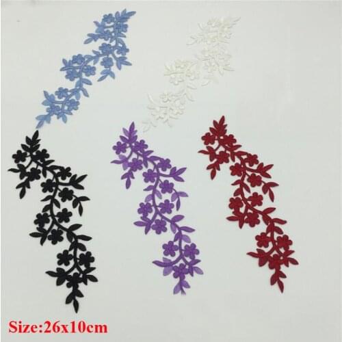 20pcs Iron On Patch For Clothing Vintage Embroidery Patches parches Jacket Blouse Dancing Dress Patchwork Stage Appliqued Badge