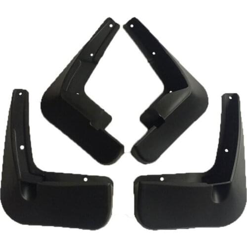 4 PCS Kit Black Mud Flaps Splash Guards Mudguard Mudflaps Fenders for Citroen C4 2016 Car Styling Accessories