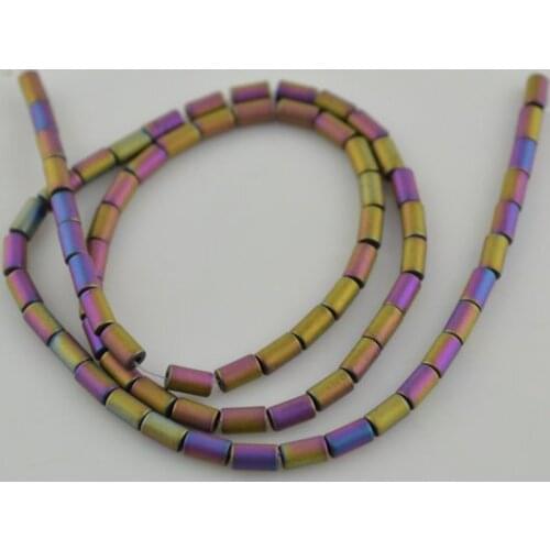 5pcs Colorful Hematite Loose Beads Matter Surface For Jewelry Making Materials