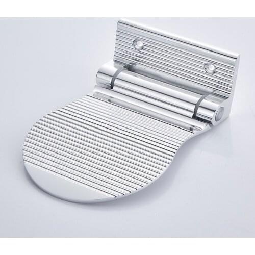 Shelf Accessory Pedal Safety padal hanger Shower Room Space Foot Rest Anti Slip Aluminum