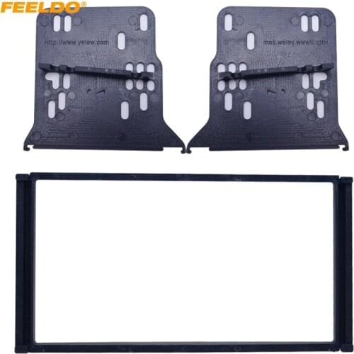 FEELDO Car Stereo Radio Fascia Panel In-Dash Mounting Frame for KIA Sorento (BL) 06-09 Radio Installation Kit