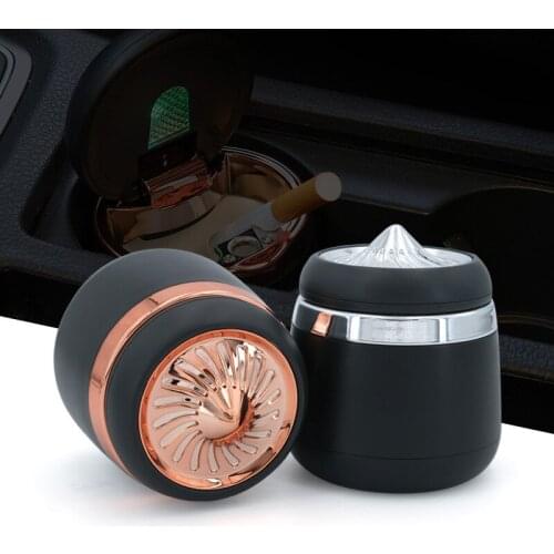 Auto Ashtray Luxury Original Standg For Car Accessories Home Smokeless Fashionable Anti Humo Ash Trays Creative House Trash Bin