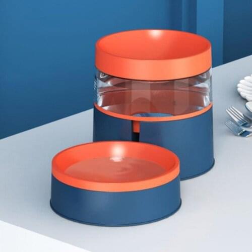 Pet Cat Dog Automatic Drinking Water Feeder Three-dimensional Anti-fall Neck Bowl Pet Food Water Bowls Non-Slip Dogs Feeder Item