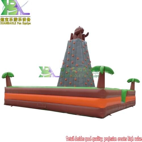 Guangzhou KK PVC Inflatable Toys Portable Inflatable Rock Climbing Wall