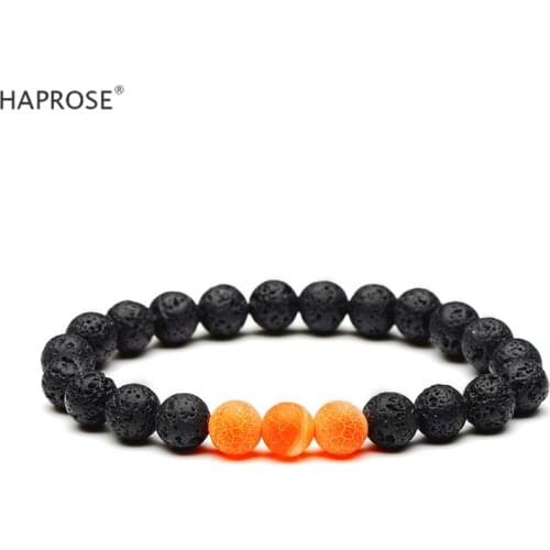 Natural Agate Bracelet Matte Stone 8mm Beads Black Yoga Energy Stone Rose red Bracelet Activity Creative Bracelet Gift
