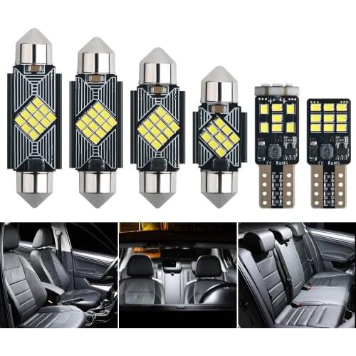 CANBUS Festoon C5W LED Bulbs No Error Car Interior Dome Light Auto License Plate Reading Light 31mm 36mm 39mm 41mm Super Bright
