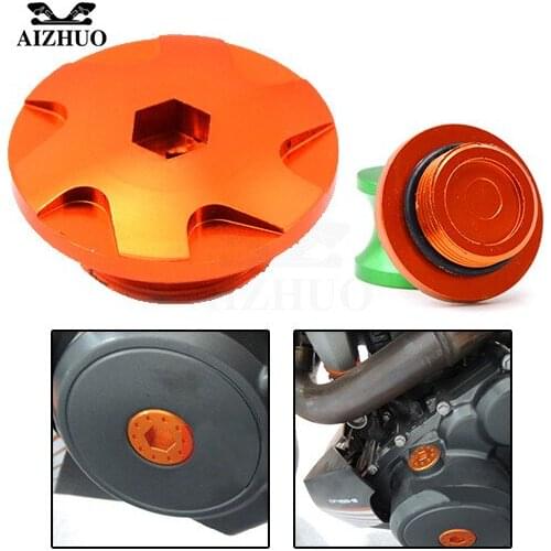 CNC Aluminum Motorcycle Racing Engine Cover Camshaft Plug cover plug For 125 200 390 RC 125 200 390 2013 2014 2015 2016