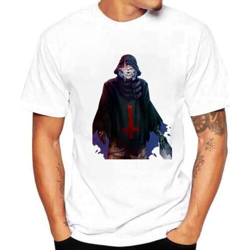 Skeleton Print Cool Graphics T shirt Male Summer Short Sleeve T-shirt Men O-neck Man Casual Tees Tops Streetwear Fashion Tshirts