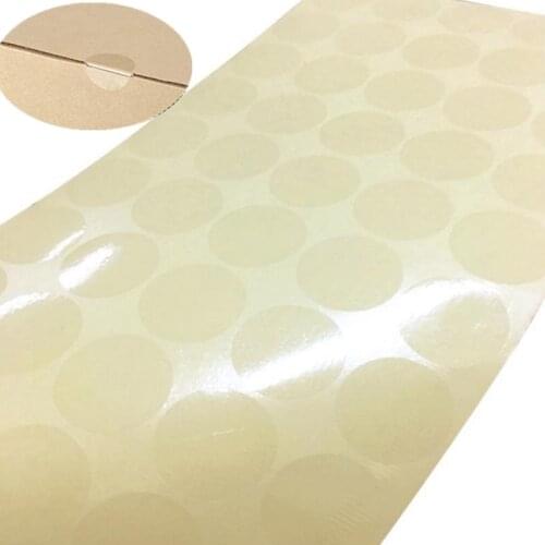 144Pcs Round Transparent Sticker Labels PVC Scrapbooking Labels Packing Seal Stickers DIY Self-Adhesive Gift Sticker 3cm