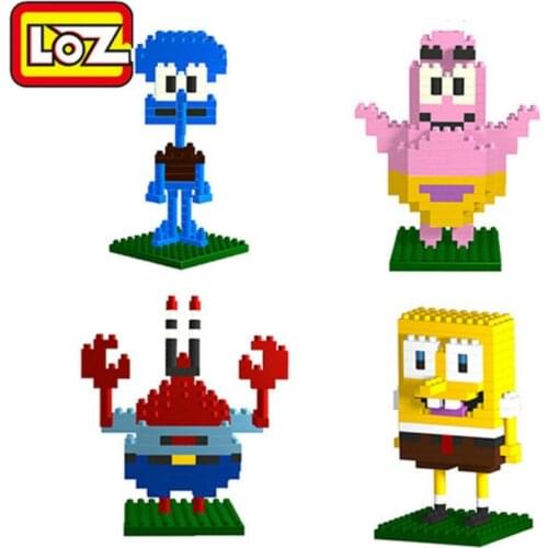 LOZ Blocks Diamond Building Blocks toys Action Figure 3D Bricks Early Education Toys Cute Style Gift toys for children