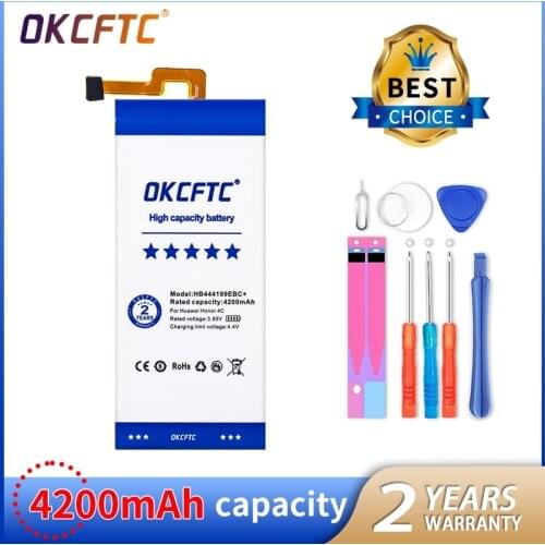 Original HB444199EBC+ 4200mAh With frame Battery For Huawei Honor 4C C8818 CHM-CL00 CHM-UL00 CHM-U01 CHM-TL00H
