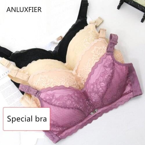 H9700 Special Bra Underwear Without Steel Ring After Breast Cancer Surgery Breathable Comfortable Fake Breast Bras Lace Lingerie