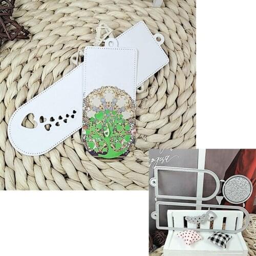 Suitable for metal cutting die and scrapbook DIY embossing paper process to make tag label 2020 new