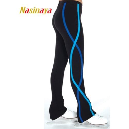 Customized Figure Skating pants long trousers for Girl Women Training Competition Patinaje Ice Skating Warm Fleece Gymnastics 2