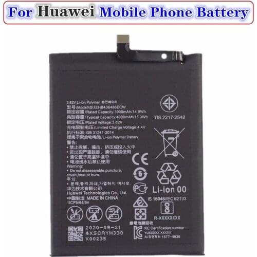HB436486ECW Replacement Battery For Huawei P20 Pro mate 20 honor View 20 V20 honor 20 pro Mate 10 / 10 Pro Phone Batteries