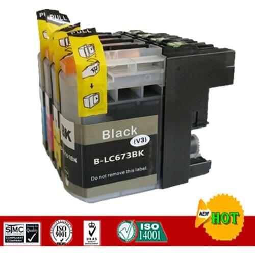 Compatible For Brother LC673 ink cartridge suit For Brother MFC-J2320 MFC-J2720 printer full ink