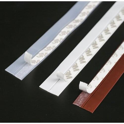 3M/5M New Sealing Bar Bathroom Sink Bathtub Caulking Tape Silica Gel Self Adhesive Waterproof Wall Tape Window Sealing Tape