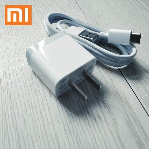 XIAOMI Mi QC3.0 Quick Charger US Adapter 12V/1.5A USB TYPE C Cable For Mi 9 pro 9T 8 se 6 mix 2 2s max 3 a2 Redmi Note 7 8 pro