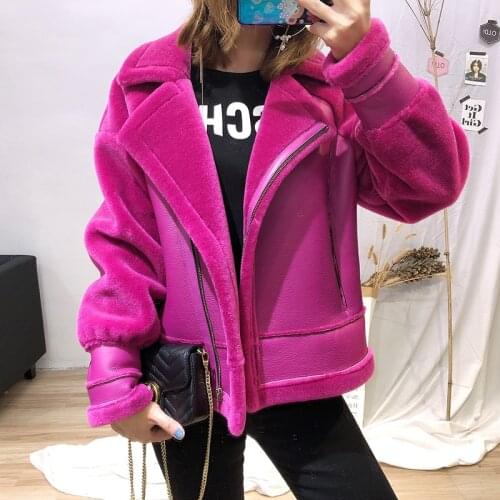Shearing Sheep Real Fur Winter Coat Women 200% Wool Jacket for Womens Clothing Abrigos Mujer Invierno 2020 YY966