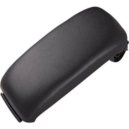 1 Pcs Leather Car Armrest Latch Cover Center Console Armrest Cover Car Black Storage Box Lid Cover for Audi A3 8P/A5 2003-2013