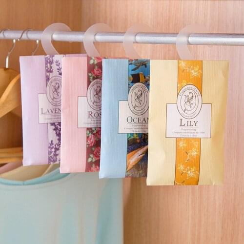 1 Pcs Hanging Aromatherapy Bag Wardrobe Wardrobe Lavender Sachet Anti-mold Anti-insect Clothes Car Deodorant Car Sachet