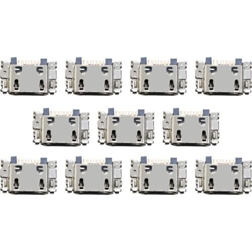 10PCS Micro USB 7Pin Jack Connector Socket Data Charging Port Tail Plug For Samsung G532 I8262 J5 J7 J5008