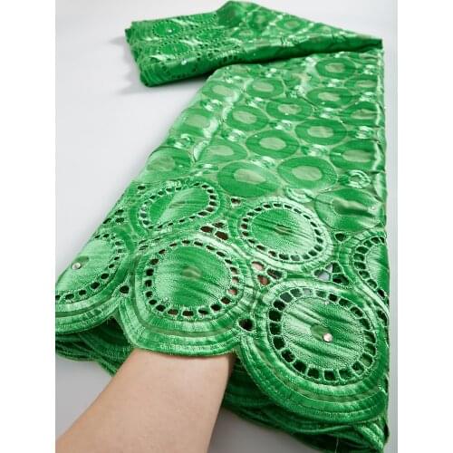 African Swiss Lace Fabric Cotton Swiss Voile Lace In Switzerland African Nigeria Wedding Dress Lace Fabric 2.5 Yards TY050