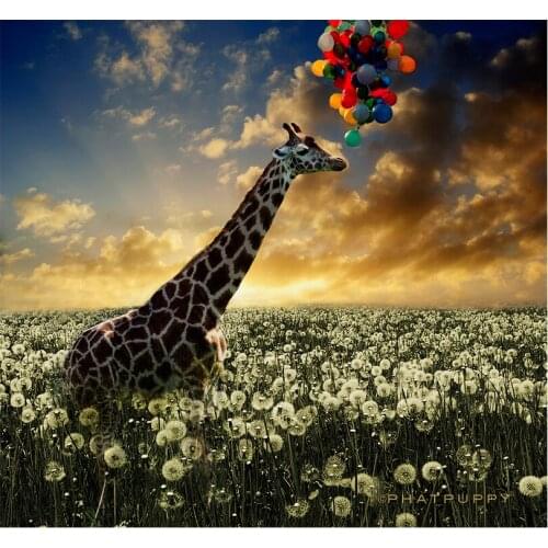 DIY Diamond Painting 3D Colour Creative Giraffe Balloon Square Round Drill Diamond Embroidery Mosaic Room Home Decoration Cross