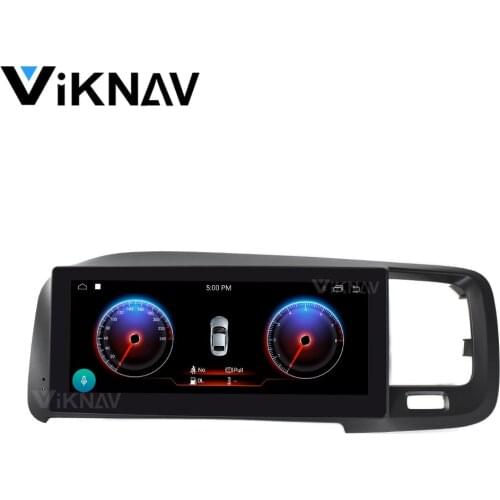 Android car stereo Tesla style multimedia player For Volvo S60 V60 2011-2020 GPS navi DVD player head unit