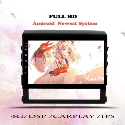 10.1" Android 10.0 Car Dvd Gps for Toyota Land Cruiser LC200 Landcruiser 2016-21 Radio Multimedia Audio GPS Navigation Head Unit