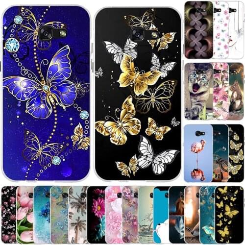 For Samsung Galaxy A5 2017 Case Cover For Samsung A5 2017 Phone Cover Silicone Soft TPU Coque Full 360 Protective Bumper Fundas