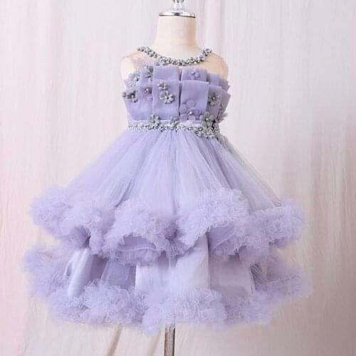 Baby Toddler Dresses Liac Little Girl Dress for Baby Girl Birthday Outfits Infant Christening Gown Flower Girl Dress