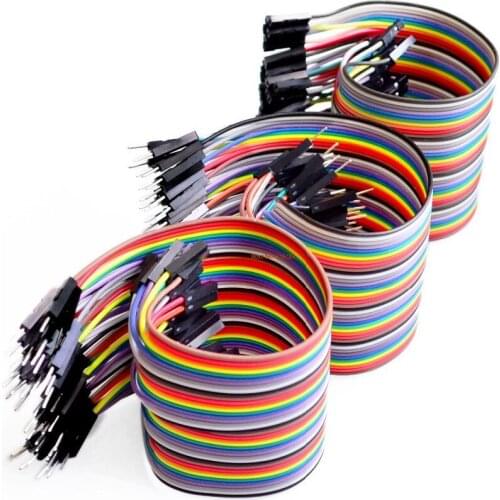 Dupont Line 120pcs 20cm Male To Male + Male To Female And Female To Female Jumper Wire Dupont Cable For Arduino RC Toy Kit
