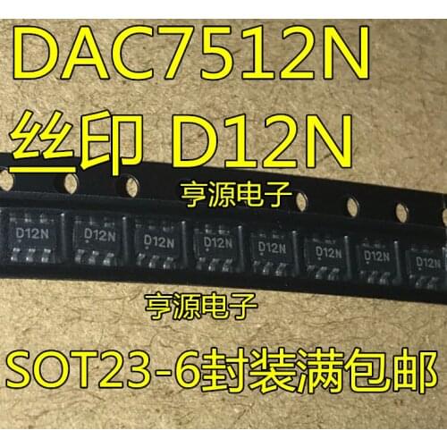 DAC7512N D12N SOT23-6