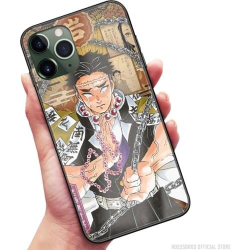 Gyomei Himejima Anime Soft Silicone Tempered Glass for IPhone SE 6 6s 7 8 Plus X XR XS 11 12 Mini Pro Max Phone Case Cover Shell