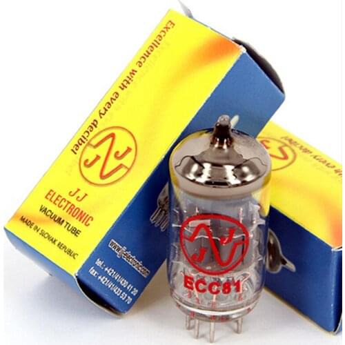 JJ ECC81 Vacuum Tube Replace 1E81CC ECC801S 12AT7 6201 Factory Test And Match signal tube
