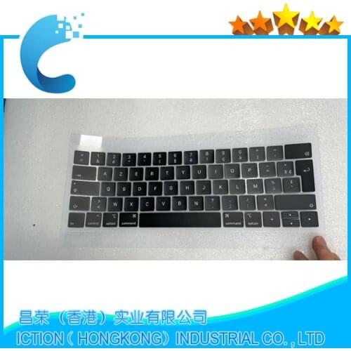 New Original A1989 A1990 FR French Keyboard Keys Keycaps For Macbook Pro 13'' 15'' A1989 A1990 Keyboard key cap 2018 Year