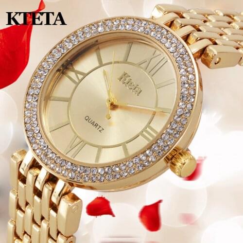 Kteta Women's Watches With Rhinestones