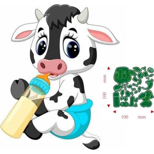 Metal Cutting Dies Animal cow and cat DIY Scrapbooking Paper Cards Decorative Craft Embossing