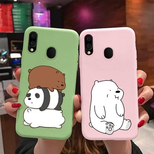 Cute Bear Case For Huawei Honor P Smart Y9 Prime Y7 Y6 Y9 2019 2021 P30 P20 Lite Pro Nova 6 SE 10i 8X Mate 20 P40 9 Lite Fundas