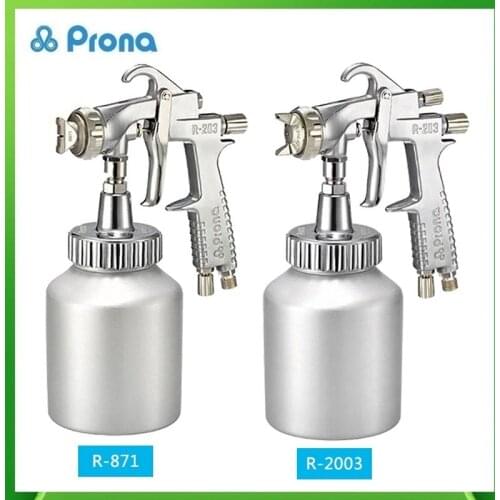 Prona R-871 High Viscosity Paint Spray Gun Pneumatic Tool for Superglue Plaster Wall Painting Pistol Air Guns Tools Multi-Color