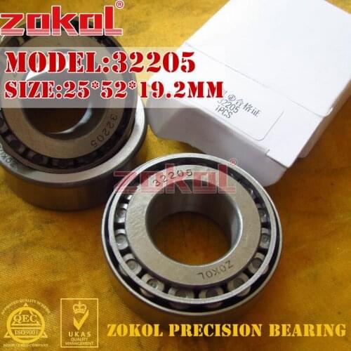 ZOKOL bearing 32205 7505E Tapered Roller Bearing 25*52*19.2mm