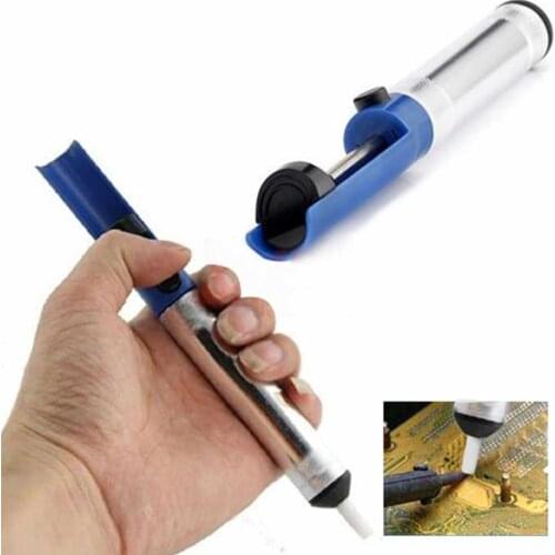 Solder Sucker Desoldering Pump Tool Removal Vacuum Soldering Iron Desolver with Spring-loaded Plunger Dropshipping