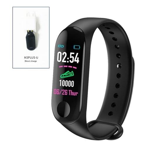 M3 Plus Smart Band Fitness Tracker Watch Sport Bracelet Heart Rate Blood Pressure Smartband Monitor Health Wristband Hot Sale