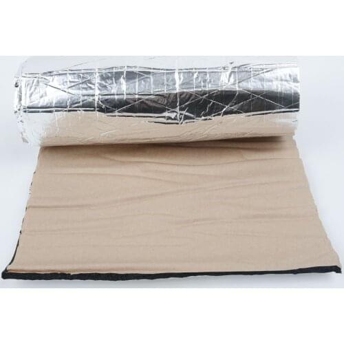 25cm*50cm 5mm Thick Car Truck Firewall Heat Sound Deadener Noise Insulation MatCar Heat Sound Thermal Proof Pad