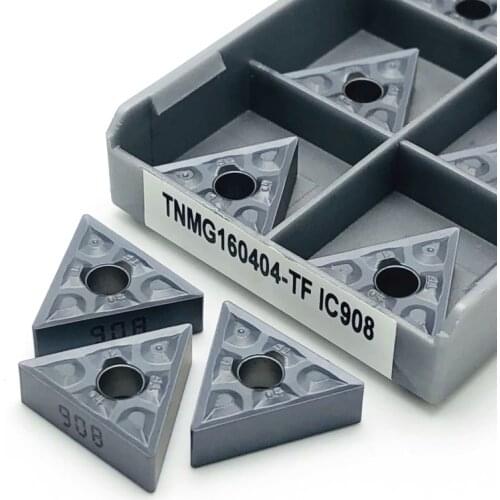 TNMG160404 TF IC907 TNMG160408 IC 908 High quality Iscar carbide lathe milling cutter External turning tool TNMG 160404/160408
